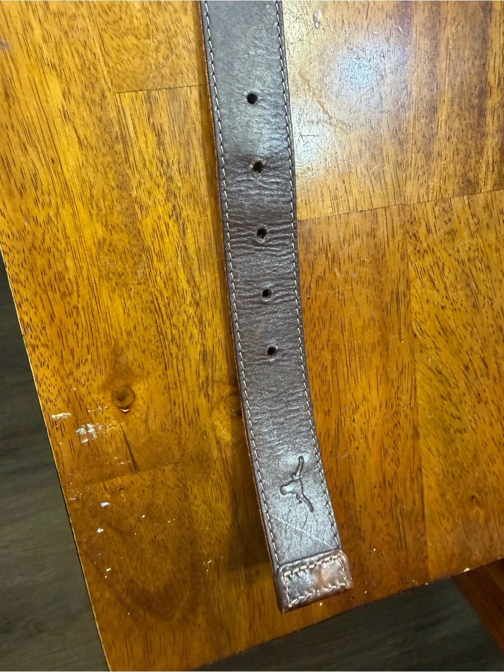 Jack Mason Texas Longhorns Men’s Belt Size 32 Burnt Orange Leather NCAA